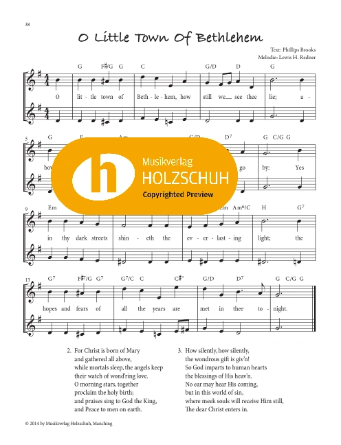 O Little Town Of Bethlehem